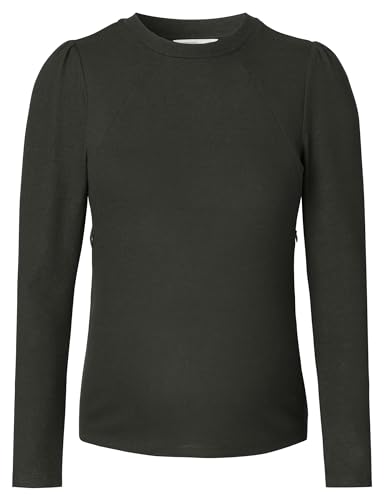 Noppies Koszulka damska Top Flint Nursing z długim rękawem, Black Olive N130, 42
