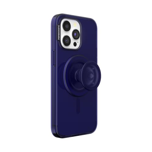 PopSockets etui na telefon iPhone 15 Pro Max, z okrągłym uchwytem komórkowy, kompatybilne MagSafe, komórkowy do bezprzewodowe ładowanie, - obrazek 1