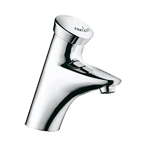 GROHE 36249000 bateria umywalkowa, samozamykająca, bez mieszania, niebieska/chromowana