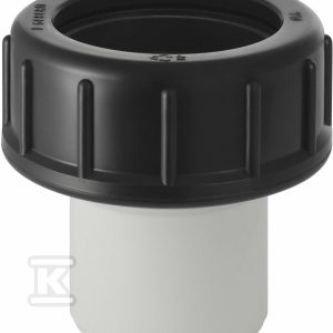 Złączka PVC przejściowa 56×50 do klejenia, z nakrętką PP (kanalizacja HDPE) 359.421.00.1 Złączka PVC przejściowa 56×50 do klejenia, z nakrętką PP (kanalizacja HDPE) 359.421.00.1