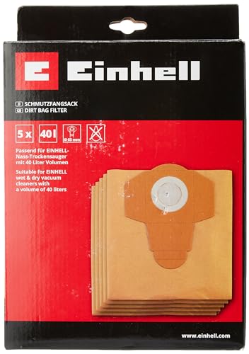 Einhell Worki do Odkurzaczy 40 L – 5 szt.