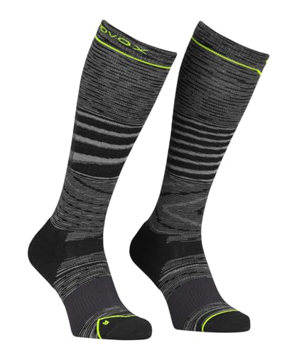 ORTOVOX SKI TOUR LT COMP LONG SOCKS M, 54896, black steel blend, 42 44