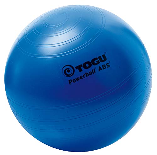 Togu Piłka gimnastyczna Powerball ABS (odporna na rozerwanie), niebieska, 65 cm