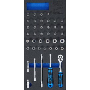 BGS 4054 Wkładka do szuflady 1/3: zestaw kluczy nasadowych 6,3 mm (1/4″) 41 szt. BGS 4054 Wkładka do szuflady 1/3: zestaw kluczy nasadowych 6,3 mm (1/4″) 41 szt.