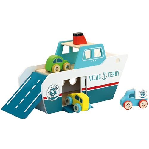 Vilac 2368 Ferry Die Vilacity Prom, wielokolorowy
