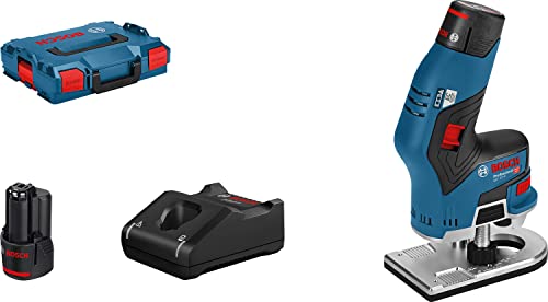 Bosch GKF 12V-8 Professional - Frezarka krawędziowa - Zestaw 2x GBA 3.0Ah, L-BOXX - obrazek 1