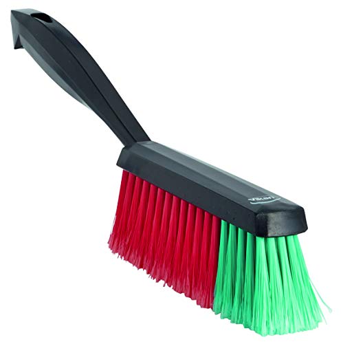 zachte handvegerZwart geschuimd polypropyleen spleten rood/groene polyester vezels,330 x 40 110 mm - obrazek 1