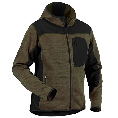 Kardigan "4930" z softshell blaszki - obrazek 1