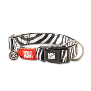 Max & Molly 4897039633547 Zebra Classic Smart Id obroża na szyję, program ochrony przed utratą dla zwierząt domowych, XS