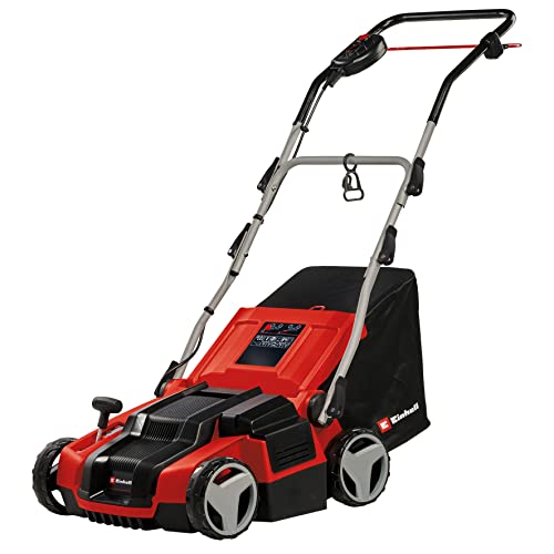 Einhell Elektryczny wertykulator napowietrzacz GE SA 1435/1 (1,4 kW, szerokość robocza 35 cm, 4 stopniowa regulacja głębokości roboczej, worek 28 l) - obrazek 1