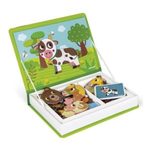 Janod MagnetiBook Zwierzęta – Magnetyczna układanka dla dzieci