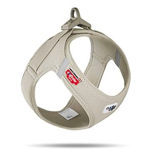 Curli Szelki Clasp Air Mesh jasnobeżowe 3XS