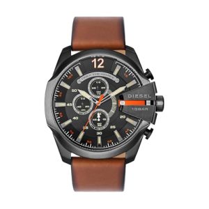 Diesel Zegarek chronograficzny, Męski, Rozmiar: One Size, Jasny brąz
