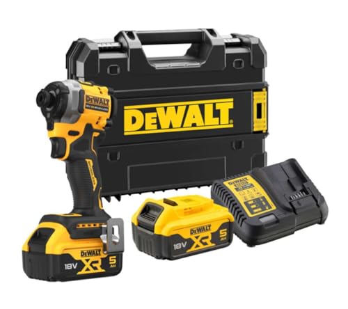 DeWALT Zakrętarka Udarowa 18V XR - 1/4" - 3-biegowa - 2x5Ah - DCF850M2 - obrazek 1