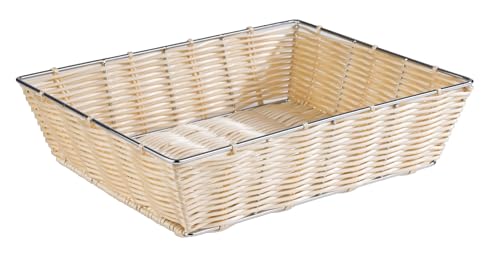 APS 40152 ECONOMIC GN 1/2 brązowy bufet kosz z metalową ramą, 32,5 x 26,5 8 cm - obrazek 1