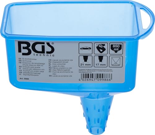 BGS 9986 Lejek do oleju zasobnik 850 ml