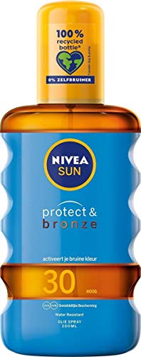 Nivea Sun Protect & Bronze olejek w sprayu SPF30 200 Mililitrów - obrazek 1