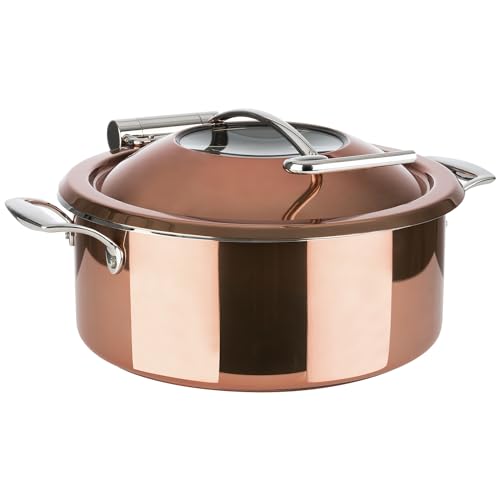 APS 12335 Chafing Dish, 4 częściowy zestaw Ø 30,5 cm, wys.: 17,5 cm 18/8 stal nierdzewna, wygląd miedzi