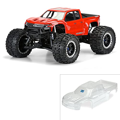 Pro Line 1/5 Pre Cut 2019 Chevy Silverado Z71 Trail Boss Clear Body: X MAXX