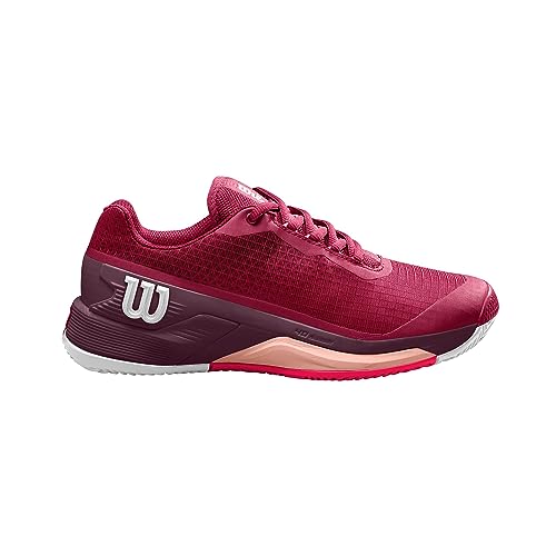 Wilson Rush Pro 4.0 Clay, Sneaker Kobieta, Beet Red White Tropical Peach, 36 EU