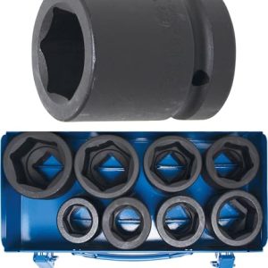 BGS 5245 Zestaw nasadek udarowych sześciokątnych 25 mm (1″) 27 50 8 szt.