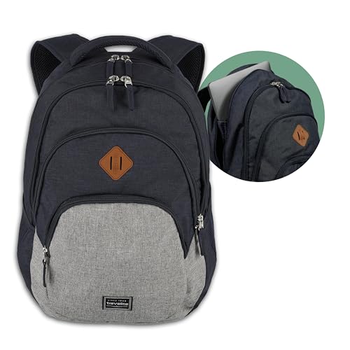 Travelite Basics Plecak - Granatowy/Szary - 22 L - obrazek 1