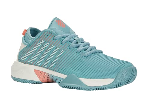 K-Swiss Hypercourt Supreme Hb damskie buty tenisowe, Blanc De Nile Blue Desert Flower, 39 EU