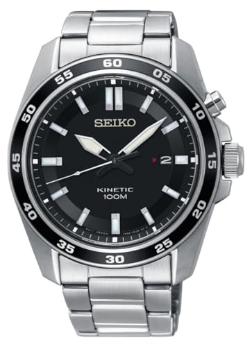 Seiko SKA785P1 Zegarek Męski, Srebrny/Czarny