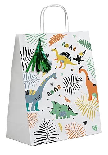 Folat 68316 Torby na prezenty Dino Roars 6 sztuk - obrazek 1