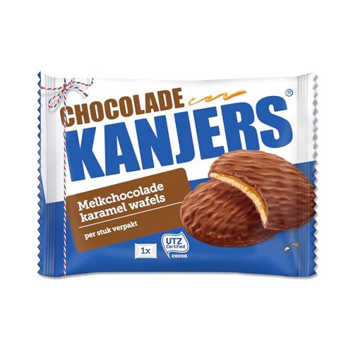 Stroopwafels Choco Wafels (24 x 45 GR), karmelowe Stroopwafels, 24 sztuki, 1080 gramów łącznie - obrazek 1