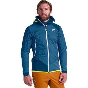 ORTOVOX Męska kurtka Sw Col Becchei Hybrid JKT, Mountain Blue, L, Niebieski górski, L ORTOVOX Męska kurtka Sw Col Becchei Hybrid JKT, Mountain Blue, L, Niebieski górski, L