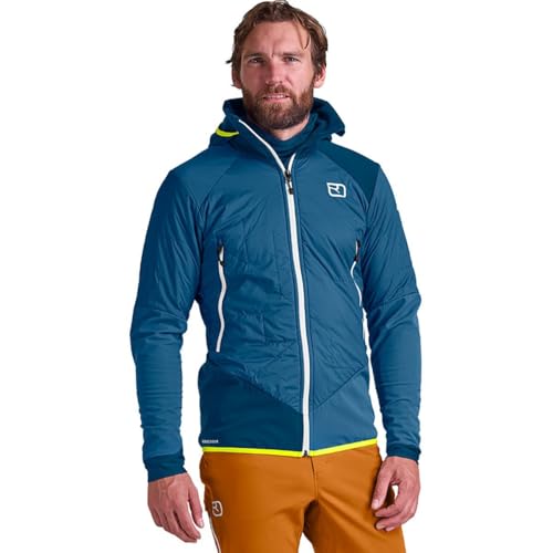 ORTOVOX Męska kurtka Sw Col Becchei Hybrid JKT, Mountain Blue, L, Niebieski górski, L