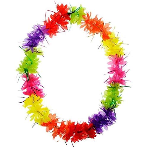 Folat Hawaiian Flower Lei Kolorowy z brokatem - obrazek 1