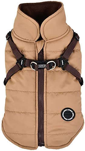 Puppia Płaszcz dla psa Mountaineer Ii Beige S 950 g - obrazek 1