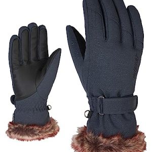 Ziener Damskie rękawiczki narciarskie Kim Lady Glove/do sportów zimowych, ciepłe, oddychające Ziener Damskie rękawiczki narciarskie Kim Lady Glove/do sportów zimowych, ciepłe, oddychające
