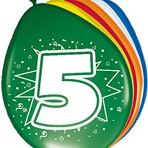 Folat Balony Urodzinowe różne kolory 8 sztuk Folat Balony Urodzinowe różne kolory 8 sztuk