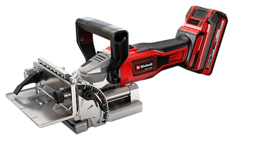 Einhell Akumulatorowa frezarka nutowa TE BJ 18 Li Solo Power X Change (18 V, Ion, bezstopniowa regulacja kąta/wysokości, 6 poziomów regulacji głębokości, bez akumulatora i ładowarki) - obrazek 1