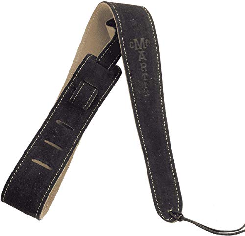 Martin 18A0017 6,5 cm zamszowy pasek do gitary brązowy