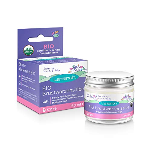 Lansinoh 23130 BIO maść do brodawek piersiowych, 60 ml, przezroczysta