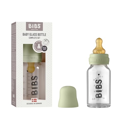Bibs Antykolkowa Butelka Szklana 110ml Sage
