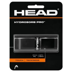 HEAD Unisex HYDROSORB PRO uchwyt rakietowy, czarny, jeden rozmiar HEAD Unisex HYDROSORB PRO uchwyt rakietowy, czarny, jeden rozmiar