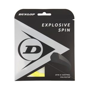 Dunlop Explosive Spin Naciąg tenisowy Żółty Jeden rozmiar Dunlop Explosive Spin Naciąg tenisowy Żółty Jeden rozmiar