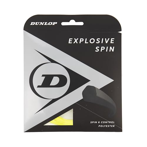 Dunlop Explosive Spin Naciąg tenisowy Żółty Jeden rozmiar - obrazek 1