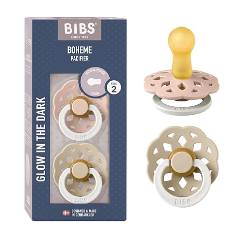 Bibs Boheme 2 Pack Blush Night & Vanilla M Smoczek Uspokajający Kauczuk Hevea