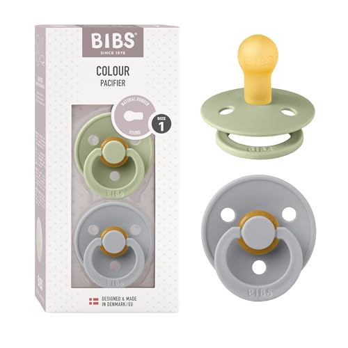 BIBS 2 PACK SAGE & CLOUD S Smoczek Uspokajający kauczuk Hevea