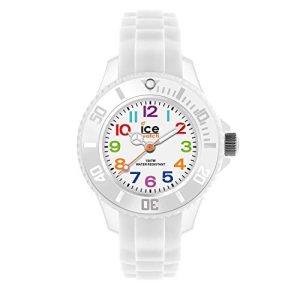 Ice-Watch – ICE mini White Biały zegarek chłopięcy (mieszany) z silikonowym paskiem 000744 (Extra Small) Ice-Watch – ICE mini White Biały zegarek chłopięcy (mieszany) z silikonowym paskiem 000744 (Extra Small)