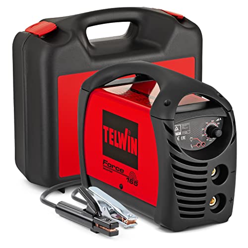 Telwin Force 165 Spawarka Inwertorowa Do Spawania Elektrodowego - Walizka i Akcesoria - 230 V - Czerwona - obrazek 1