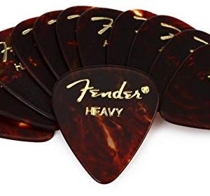 Fender 351 Kształt Picks X12 Tortoise Shell Heavy Fender 351 Kształt Picks X12 Tortoise Shell Heavy