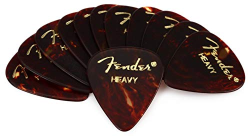 Fender 351 Kształt Picks X12 Tortoise Shell Heavy - obrazek 1
