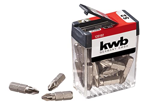 kwb Zestaw bitów 25 x bity PZ2 (zestaw mm, C 6.3, ISO 1173 opakowanie ekonomiczne)